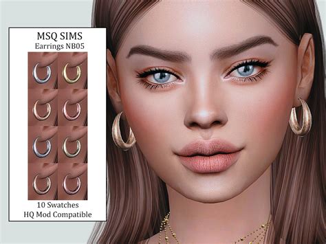 sims 4 female earrings cc.